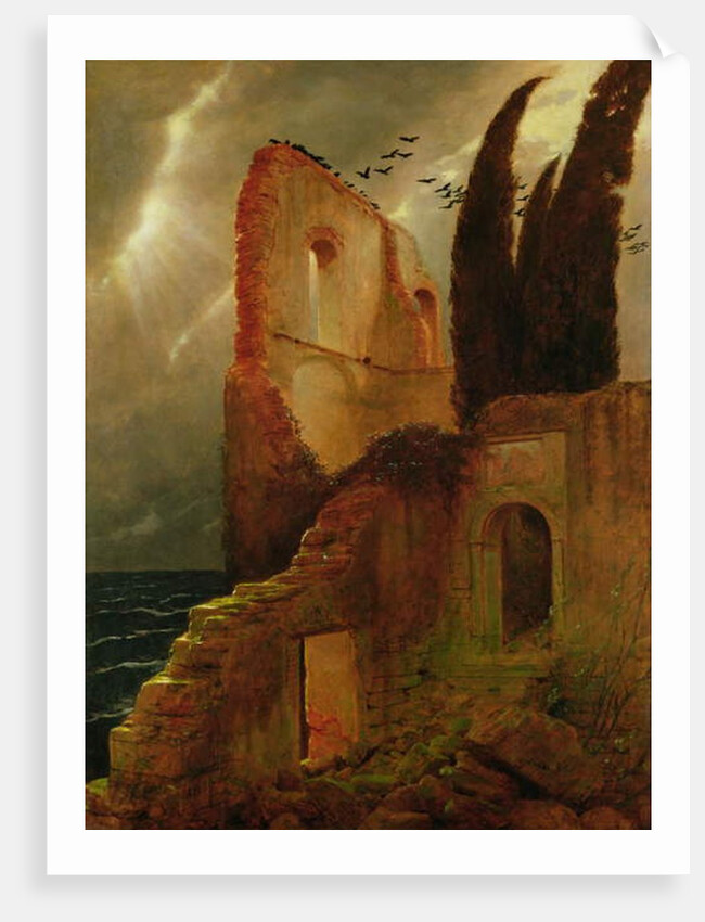 Ruin by the Sea, 1881 by Arnold Bocklin