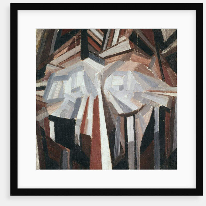 Cubist Head, 1914-15 by Alexander Bogomazov