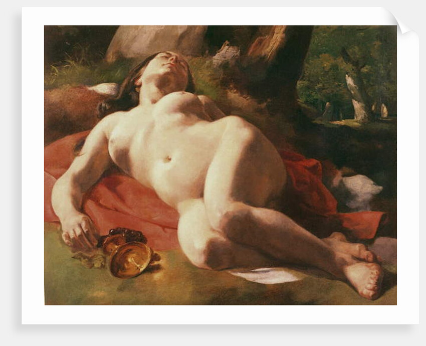 La Bacchante, c.1844-47 by Gustave Courbet