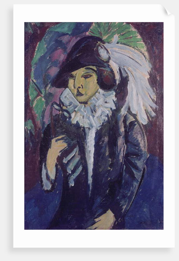 Lady in the Park, 1912 by Ernst Ludwig Kirchner