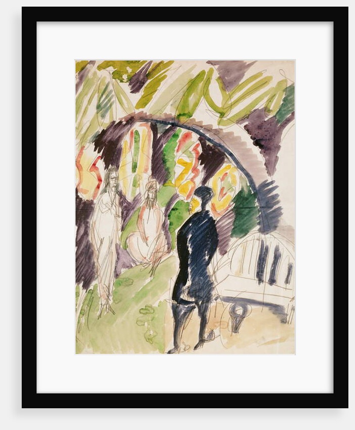 Divan 1912-14 by Ernst Ludwig Kirchner