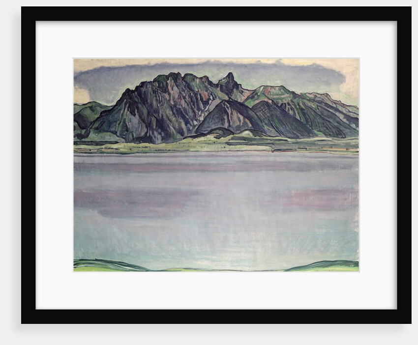 Thunersee with the Stockhorn Mountains, 1910 by Ferdinand Hodler