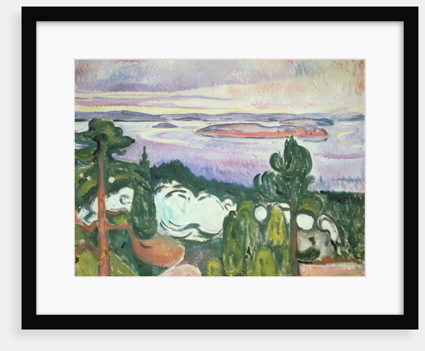 Oslofijord - Northern Beach 1910 by Edvard Munch