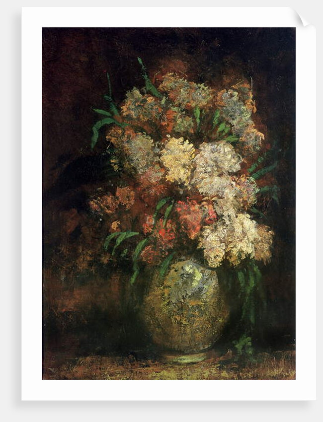 Vase of Flowers, c.1870-75 by Adolphe Joseph Thomas Monticelli