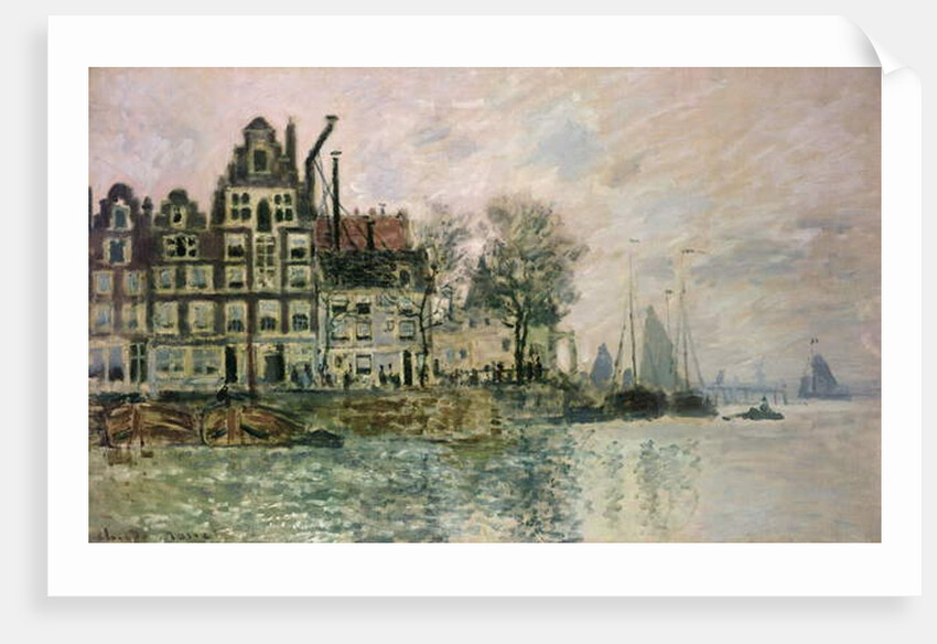 The Port of Amsterdam, c.1873 by Claude Monet