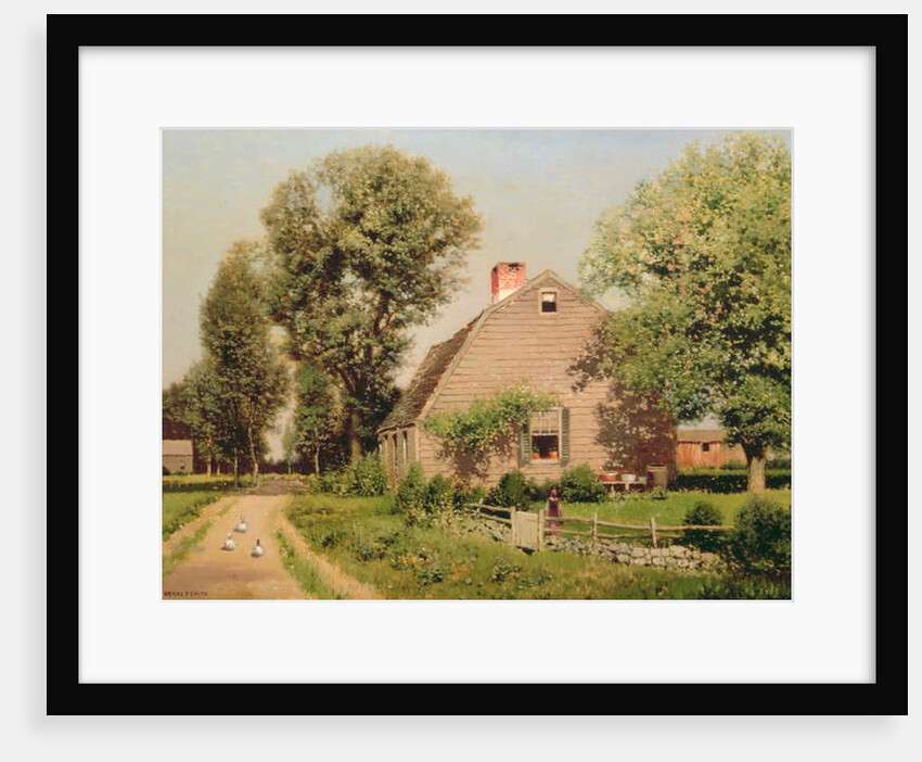 Old Homestead on the Turnpike, c.1889 by Henry Pember Smith