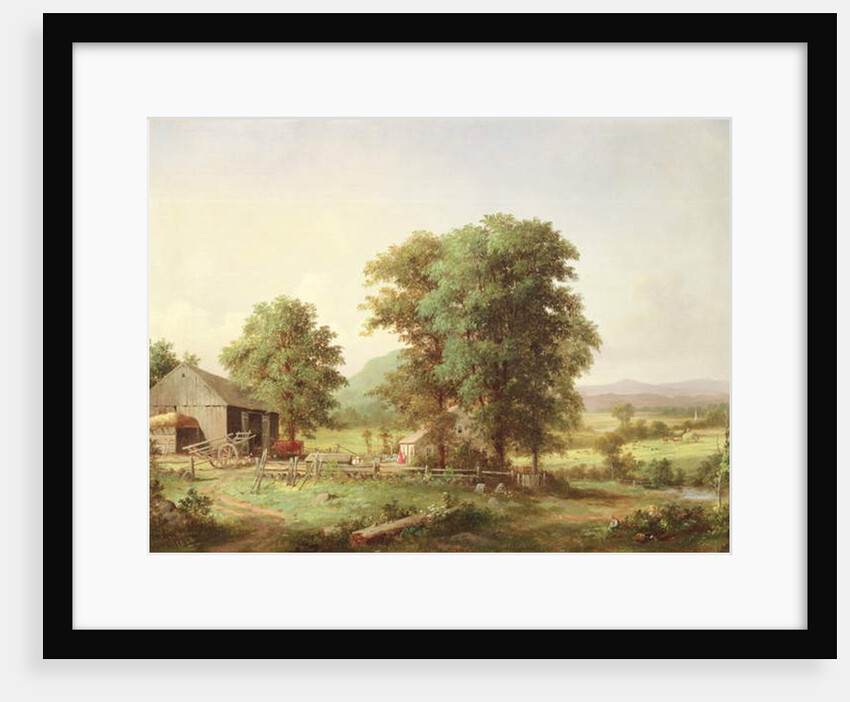 Summer Landscape, 1862 by George Henry Durrie