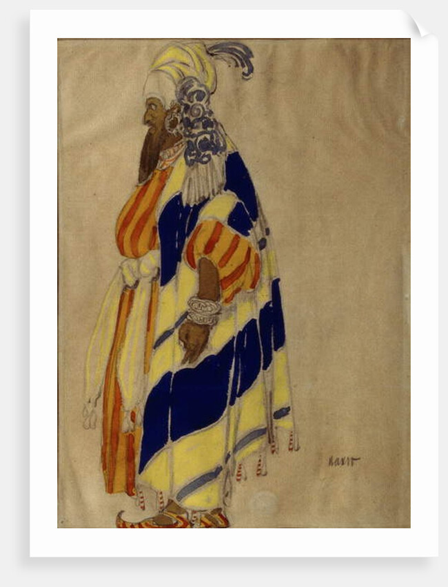 Costume design for the ballet 'Islamey' by Mily Balakirev by Leon Bakst