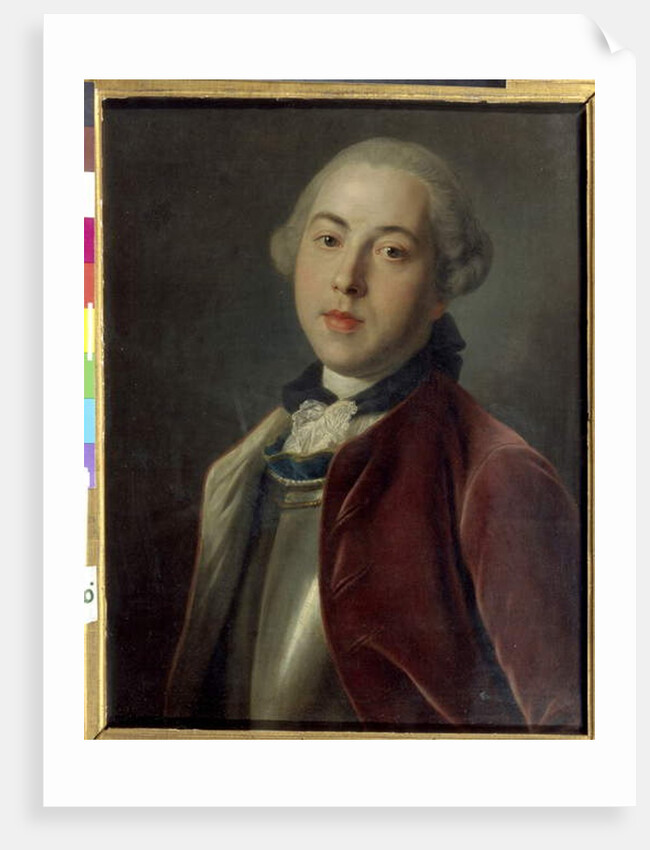 Portrait of Count Alexander Mihailovich Galitzine, 18th century by Pietro Antonio Rotari