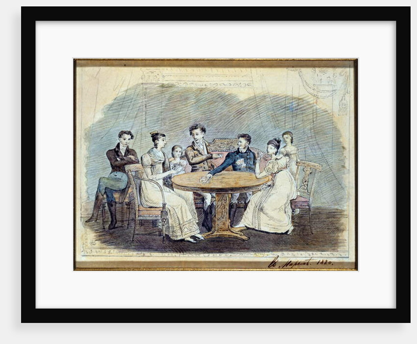 The Galitzines, 1820 by Russian School