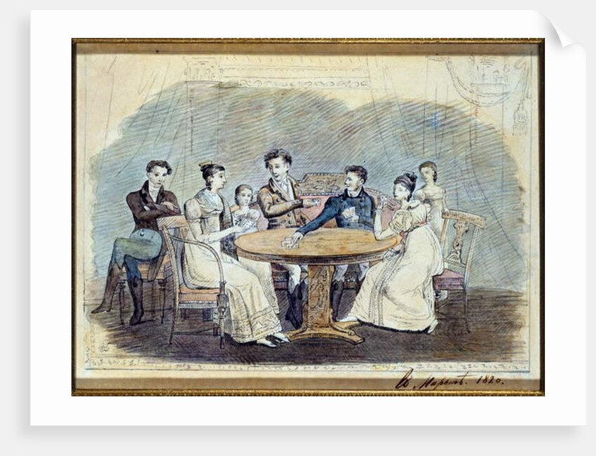 The Galitzines, 1820 by Russian School