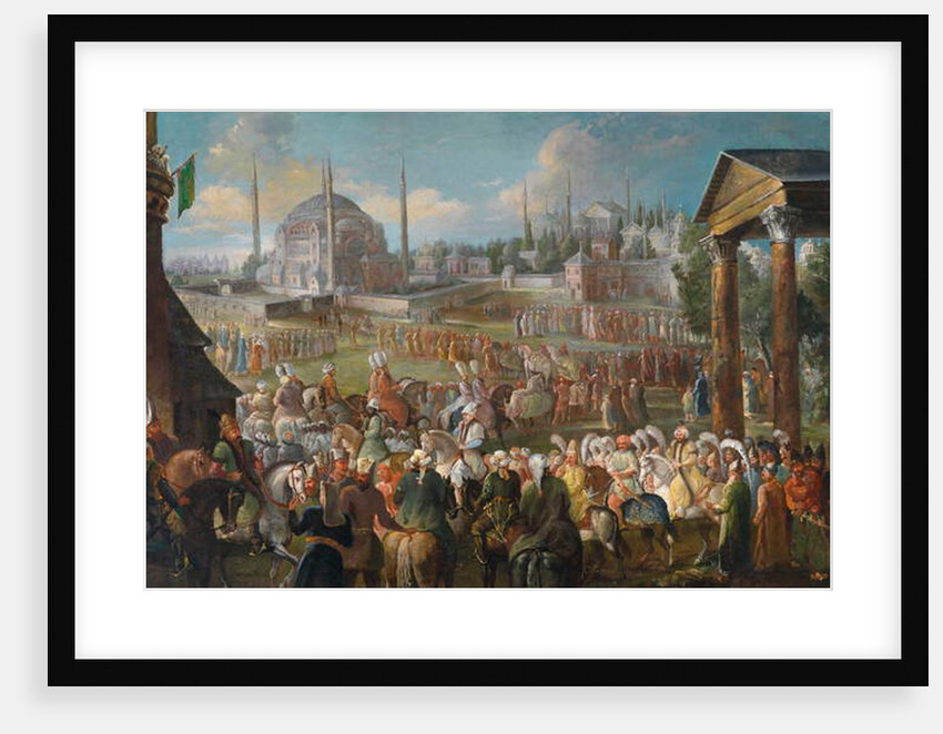 The Sultan's Procession in Istanbul, c.1736 by Jean-Baptiste Van Mour