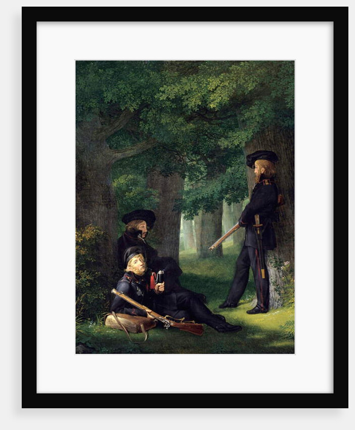 Outpost Duty, 1815 by Georg Friedrich Kersting