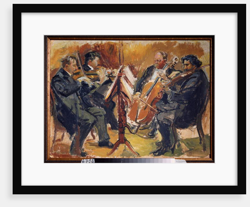 The Czech Quartet of the composer Sergei Taneyev, 1912 by Michail Fyodorovich Shemyakin