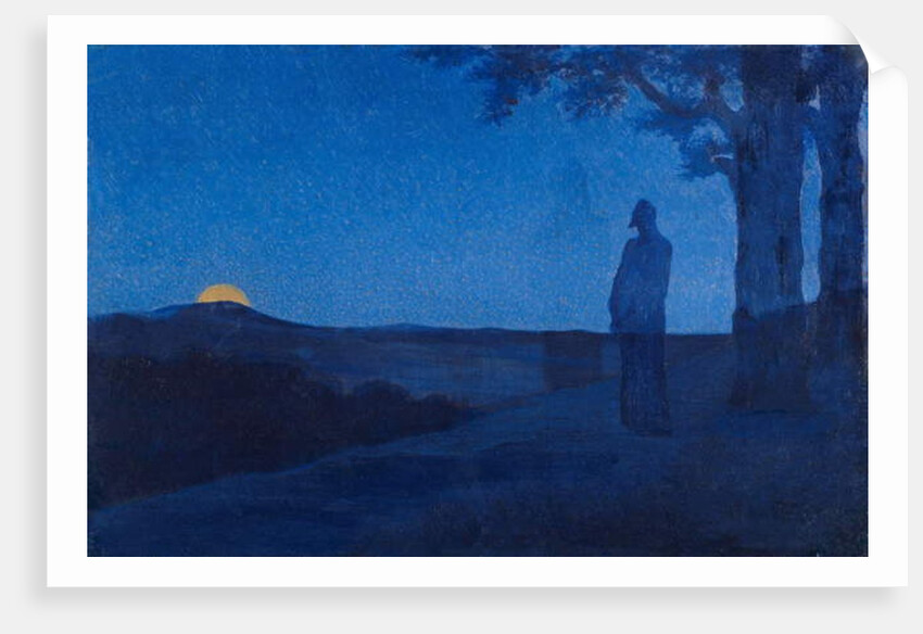 The Solitude of Christ, 1897 by Alphonse Osbert