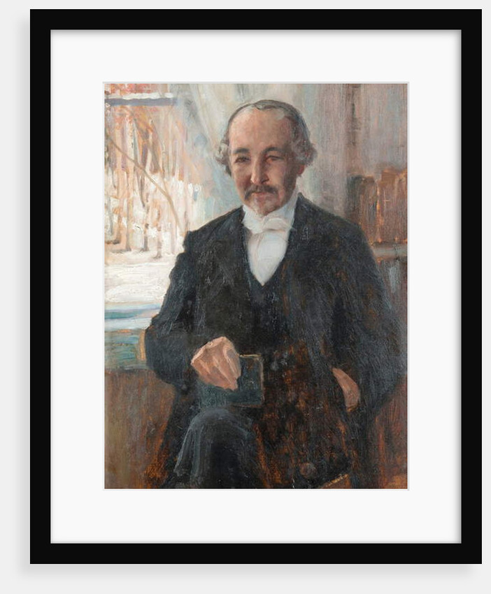 Portrait of the poet Zachris Topelius, 19th century by Albert Gustaf Aristides Edelfelt