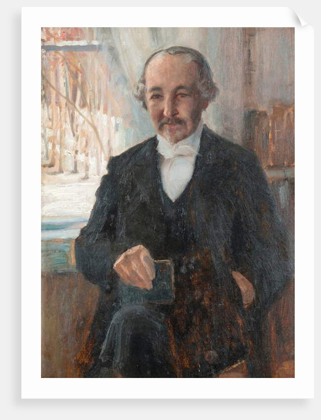 Portrait of the poet Zachris Topelius, 19th century by Albert Gustaf Aristides Edelfelt