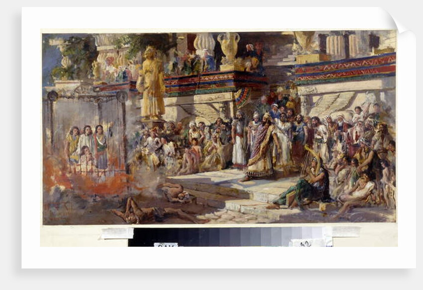 The Three Young Men in the Fiery Furnace, 1879 by N. T. Malyshev