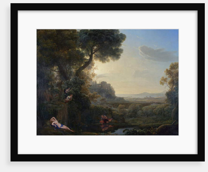 Landscape with Narcissus and Echo, 1644 by Claude Lorrain (1600-82)