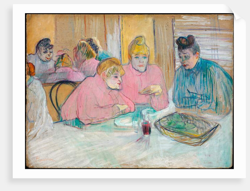 These Ladies in the Refectory, 1893-94 by Henri de Toulouse-Lautrec