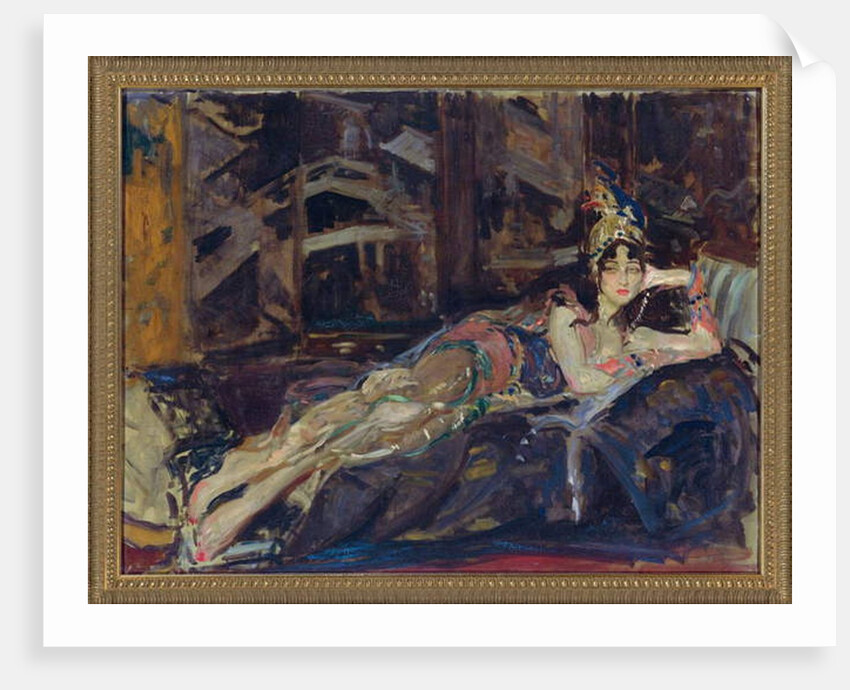 Ida Rubinstein as Zobeide in the ballet 'Sheherazade' by Nicholas Rimsky Korsakov by Jacques-Emile Blanche