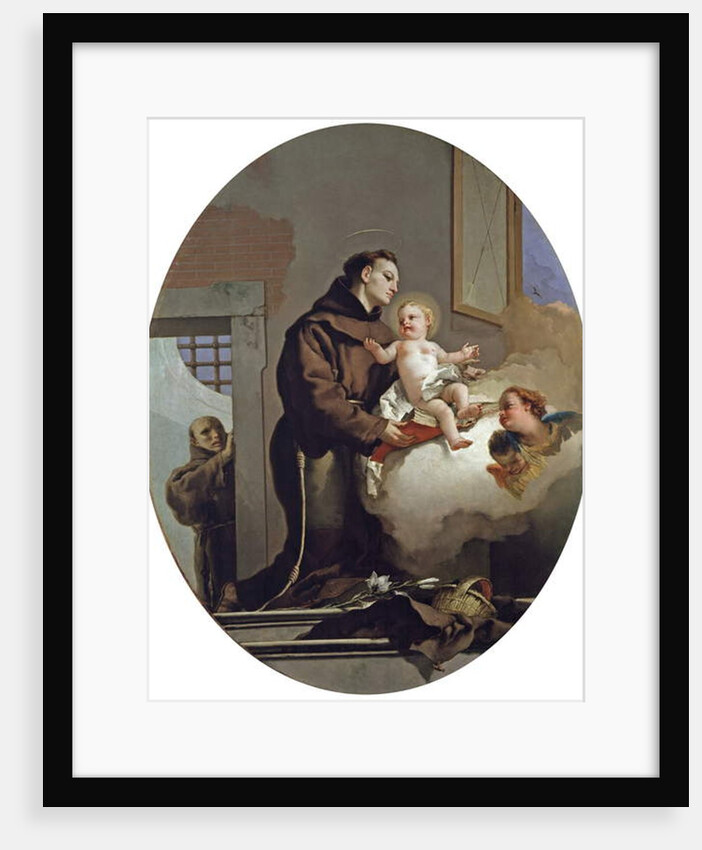 Saint Anthony of Padua with the Infant Jesus, 1767-69 by Giovanni Battista (1696-1770) Tiepolo