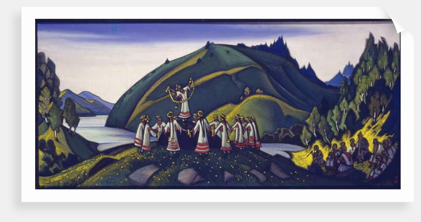 Decor for the ballet 'The Rite of Spring' by Igor Stravinsky, 1945 by Nicholas Roerich