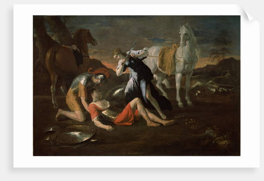 Tancred and Erminia, 1631 by Nicolas Poussin