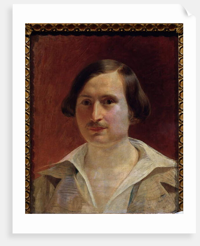 portrait of the Author Nikolai Gogol, 1840 by Fyodor Antonovich Moller