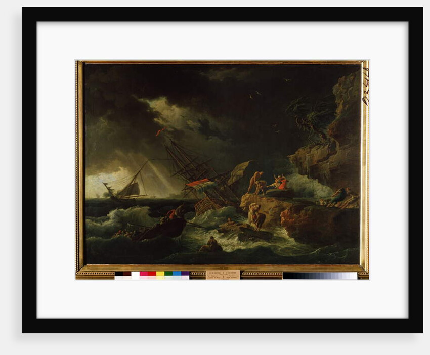 Storm at the sea, c.1740 by Claude Joseph Vernet