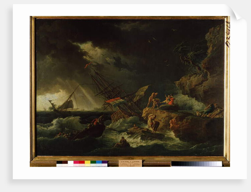 Storm at the sea, c.1740 by Claude Joseph Vernet