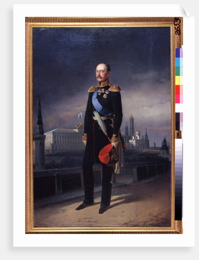 Portrait of Emperor Nicholas I, 1856 by Yegor Bottman
