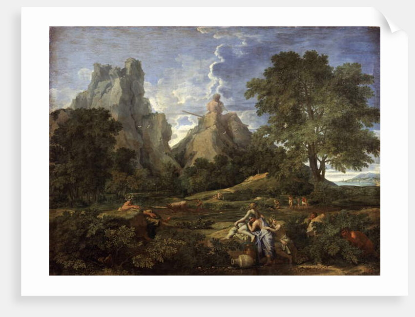 Landscape with Polyphemus, 1649 by Nicolas Poussin