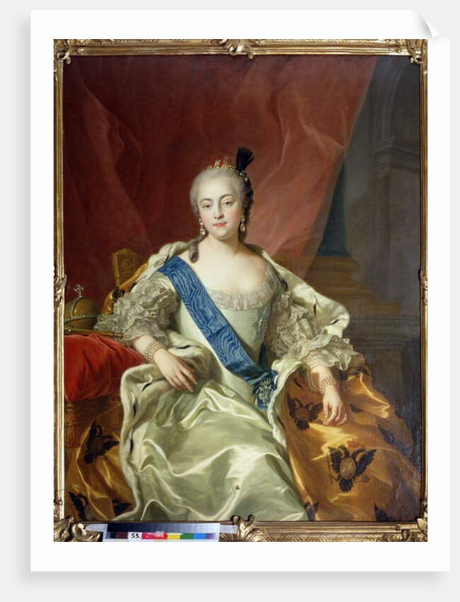 Portrait of Empress Elisabeth Petrovna, 1760 by Carle van Loo