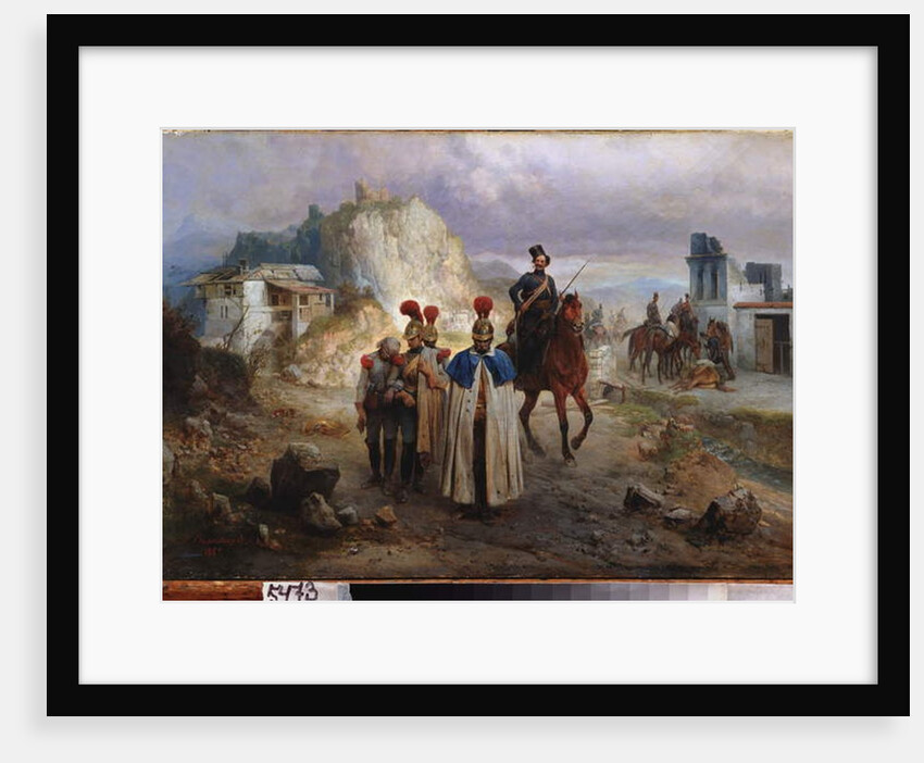 The Captive French Men In 1814, 1885 by Bogdan Willewalde