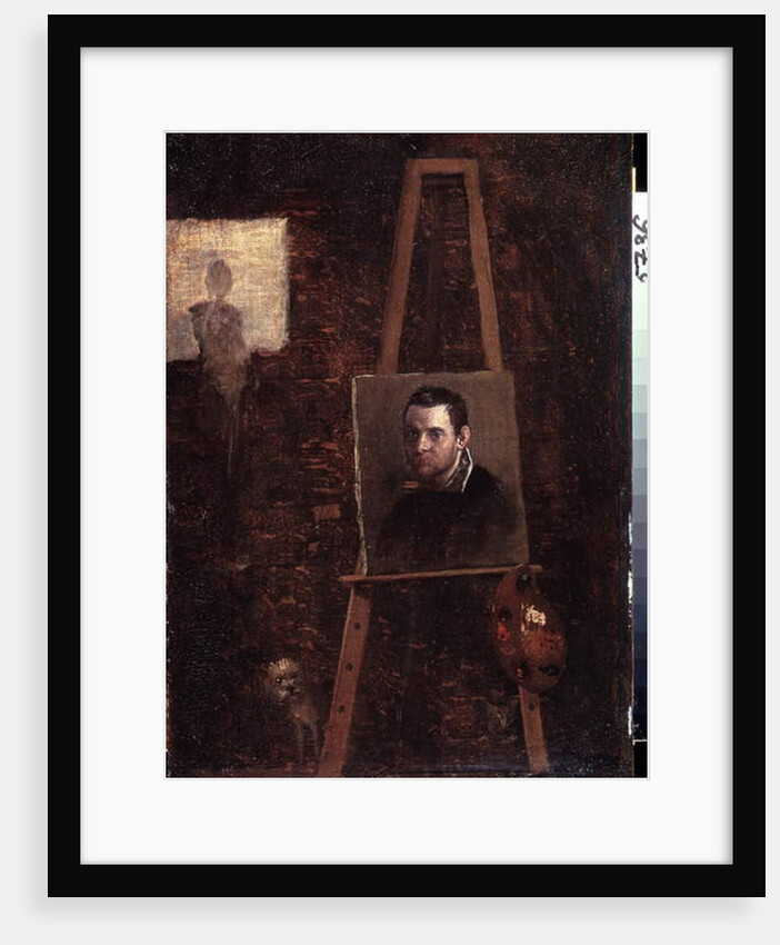 Self Portrait at the Easel, 1603-04 by Annibale Carracci