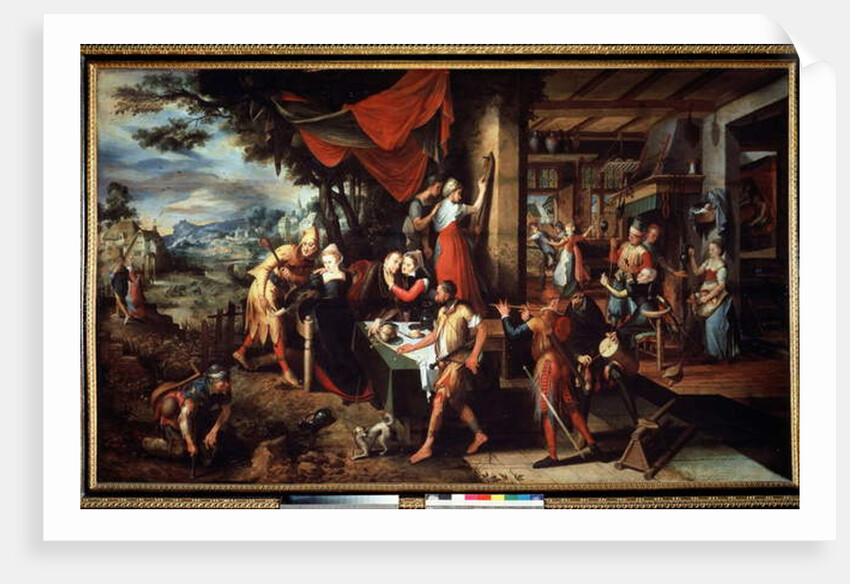 The Parable of the prodigal son, 16th century by Master of the Prodigal Son