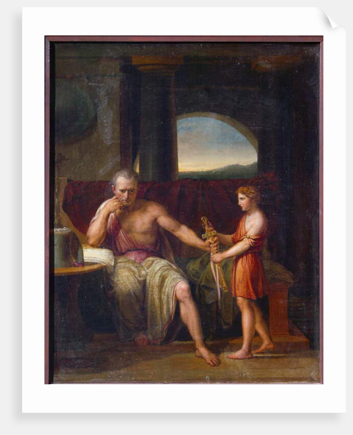 Marcus Porcius Cato Uticensis, 95-46 avant JC, 18th-19th century by Josef Abel