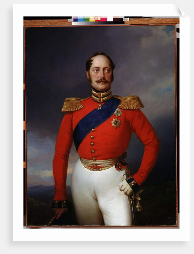Portrait of Emperor Nicholas I, 1847 by Franz Kruger
