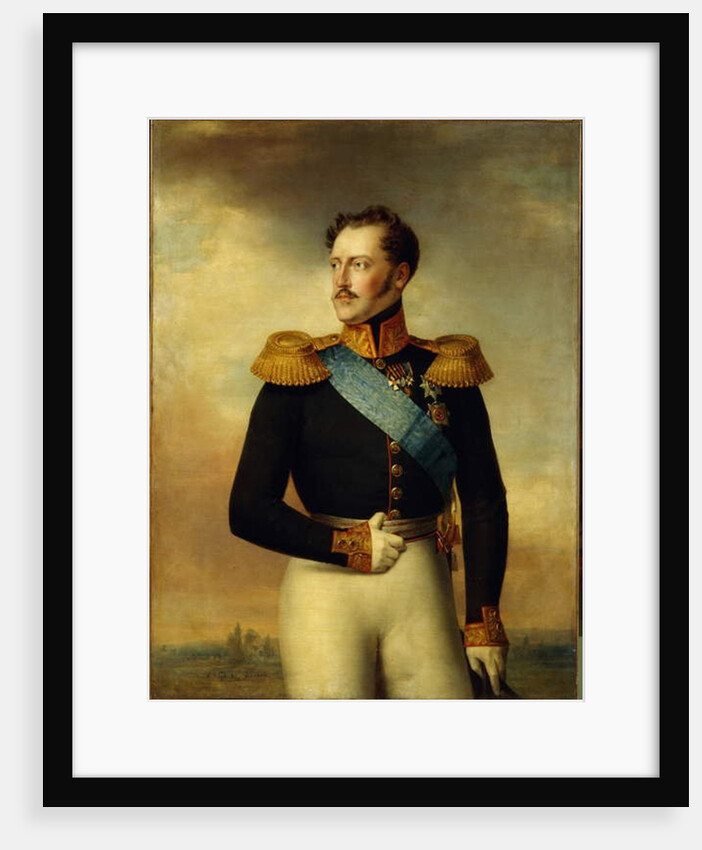 Portrait of Emperor Nicholas I, 1843 by Wilhelm August Golicke