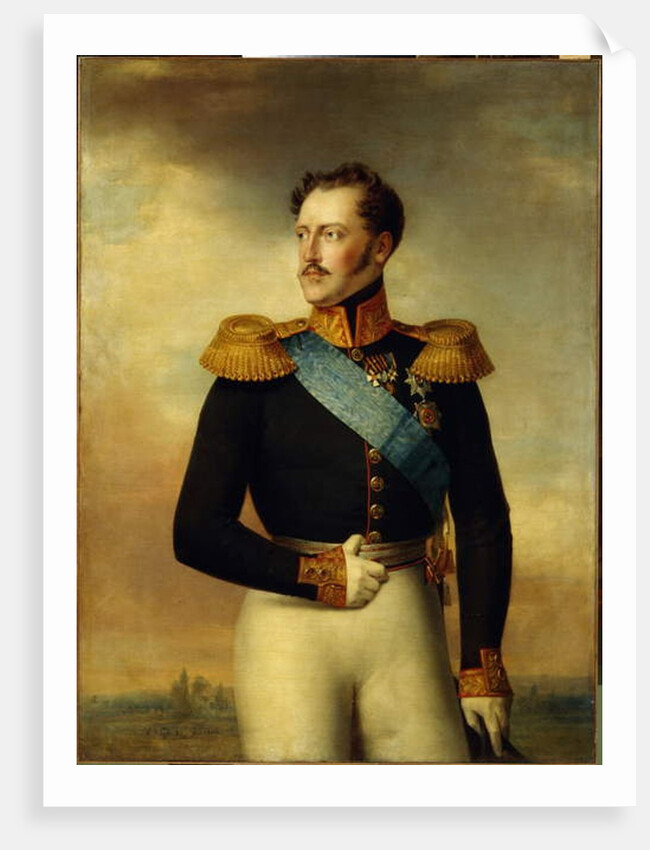 Portrait of Emperor Nicholas I, 1843 by Wilhelm August Golicke