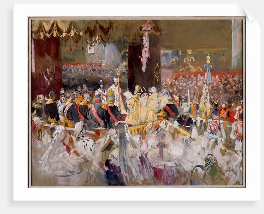 The Coronation of Emperor Nicholas II in the Assumption Cathedral, 1896 by Konstantin Egorovich Makovsky