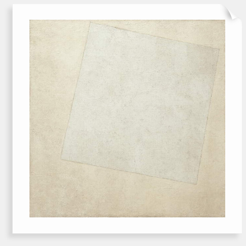 Suprematist Composition: White on White, 1918 by Kazimir Severinovich Malevich