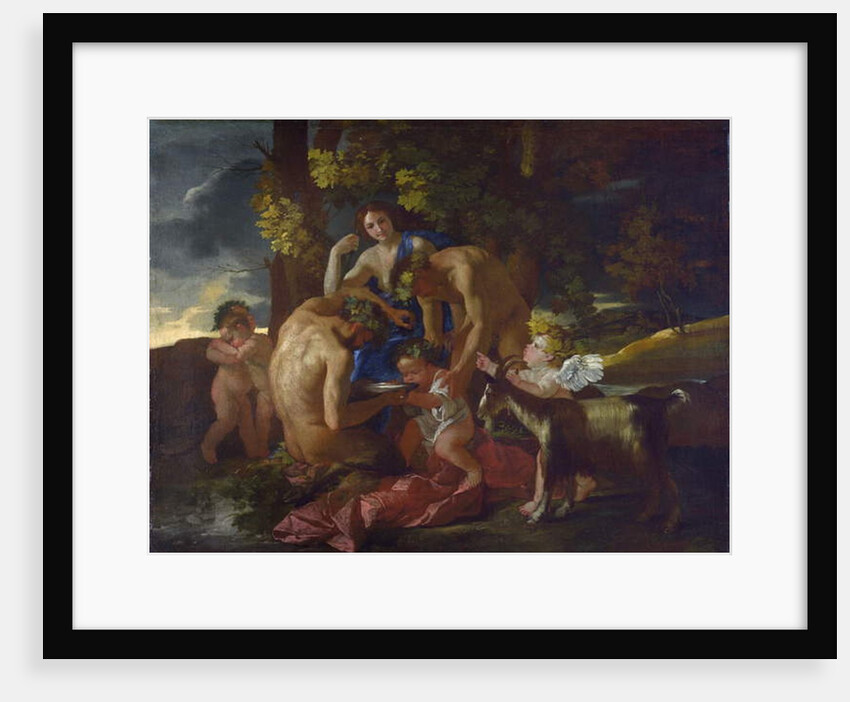 The Nurture of Bacchus, c.1628-29 by Nicolas Poussin
