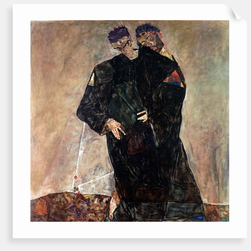 The Hermits, 19th century by Egon Schiele