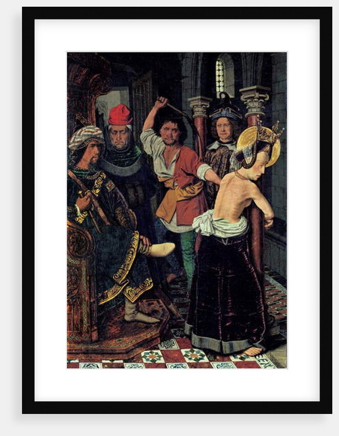The Flagellation of Saint Engracia, c.1475 by Bermejo