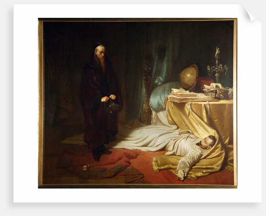 Baptiste Seni by the Dead Body of Wallenstein by Karl Theodor von Piloty