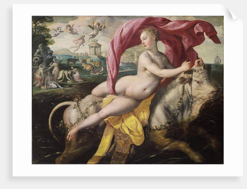 Rape of Europa, 1572 by Maarten de Vos