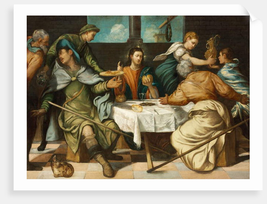The Supper at Emmaus, 1542-43 by Jacopo Robusti Tintoretto