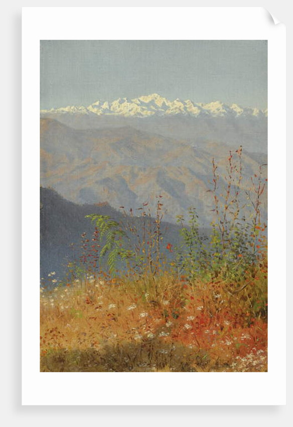 Sunset in the Himalayas, 1879 by Vasili Vasilievich Vereshchagin